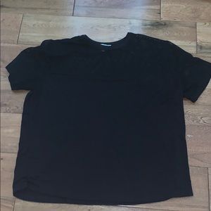 Black Mesh Stella Tweed shirt